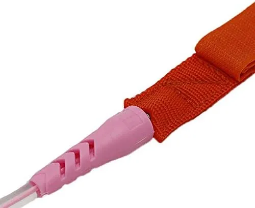 7MM Surfboard Elastic SUP Leash Four Size Leg Rope Surfboard Leash with Adjustable Thigh Ankle Cuff(6ft)