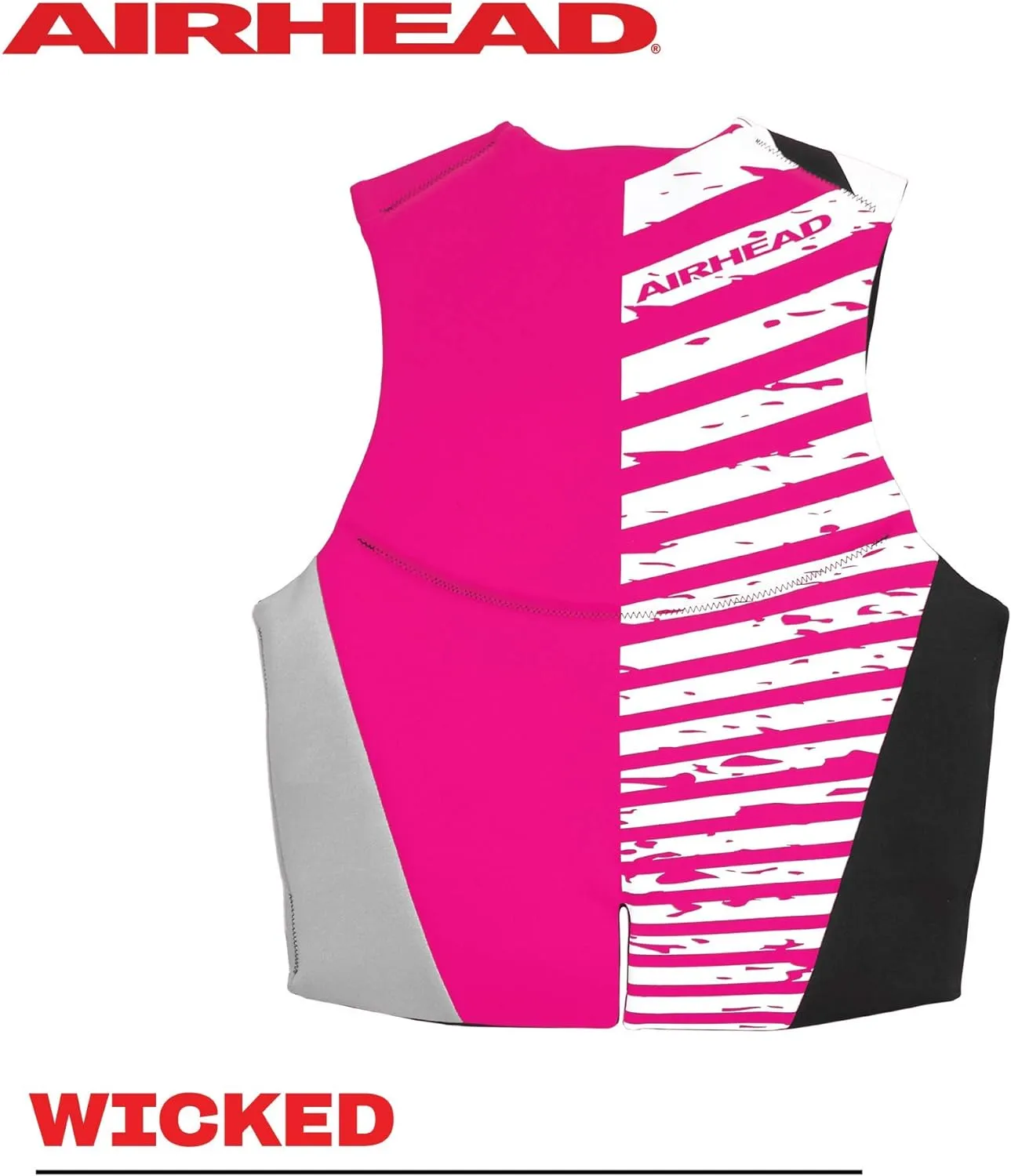 Airhead Wicked Kwik-Dry NeoLite Flex Life Jacket, Youth and Women's, US Coast Guard Approved