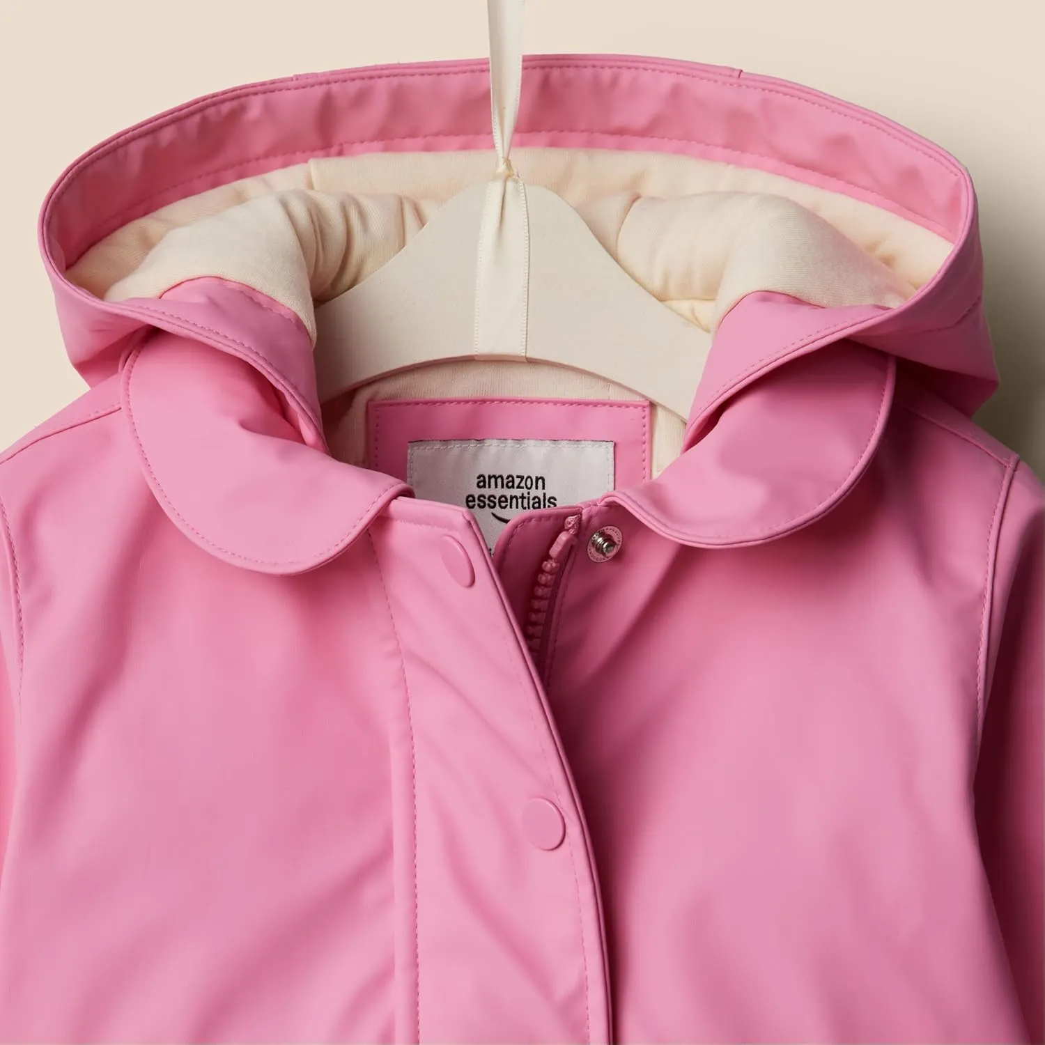 Amazon Essentials x Sofia Grainge Toddlers and Baby Girls' Water-Repellent Rain Jacket
