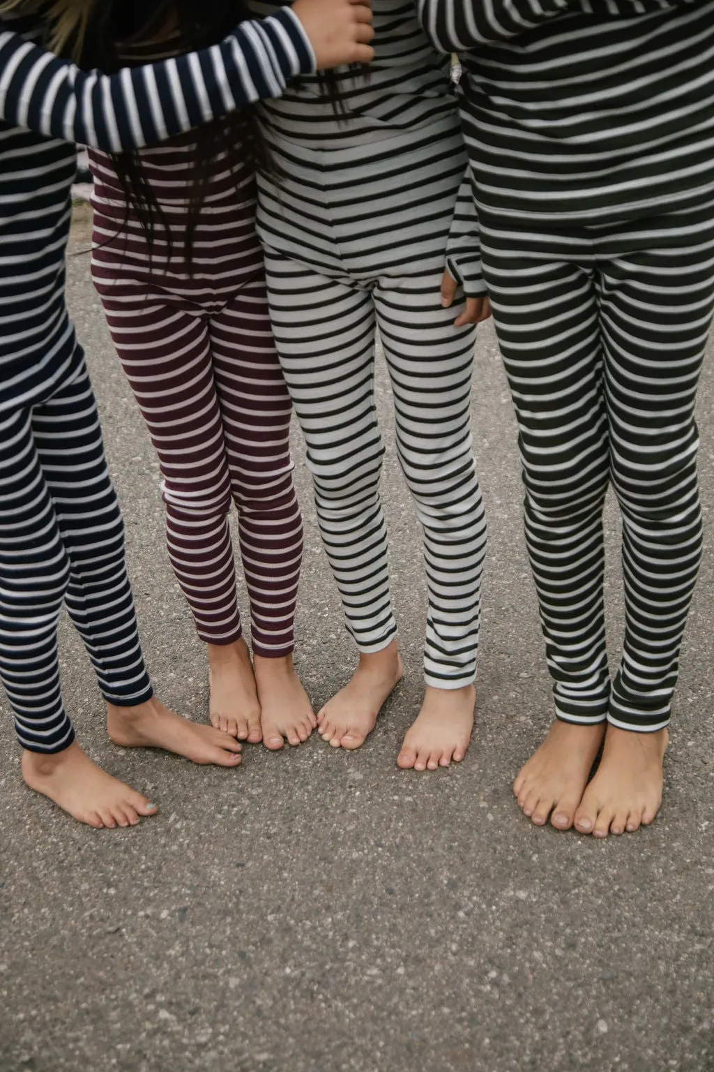 Baby Thermal Bottoms - Stripes