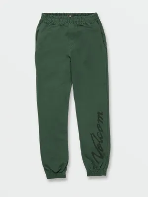 Big Boys Roundabout Fleece Pants - Trekking Green