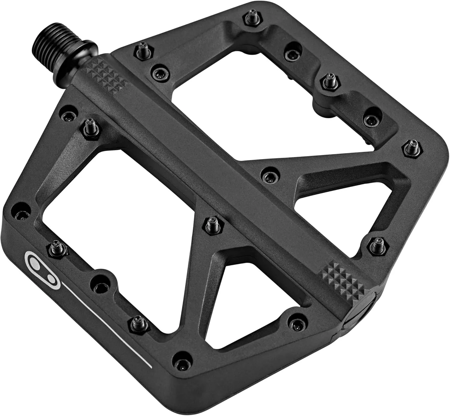 Crankbrothers Stamp Flat MTB Pedals - Size-Specific, Lightweight, Versatile, Durable Bike Pedals
