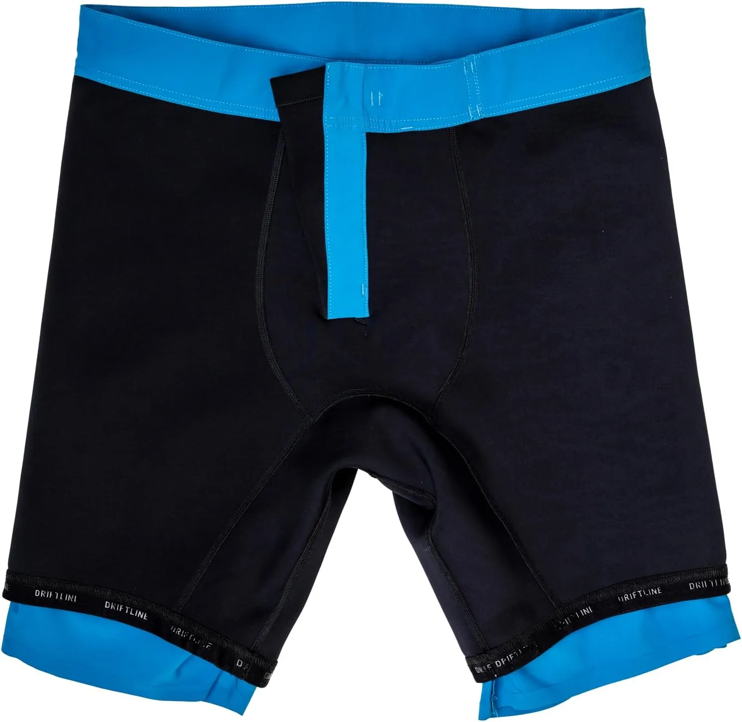 DRIFTLINE Wetsuit-Lined Boardshorts - Mens Swim Trunks with Neoprene Liner 2-in-1  Quick-Dry, Surf-Ready Fit, DWR Shell