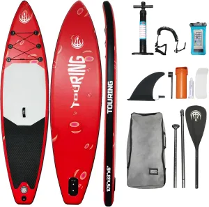 Inflatable Paddle Board for Adults, 11'33" Stand up Paddle Board Inflatable with SUP Accessories, Ultra Stable Sup Board, Fishing Blow up Paddle Boards with Paddle, Pump, Backpack, Fin