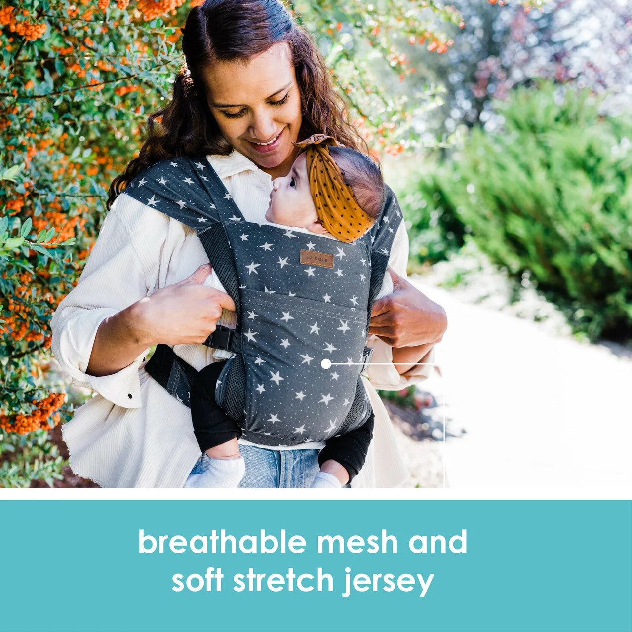 JJ Cole Luma Packable Carrier – 4-Position Baby Carrier
