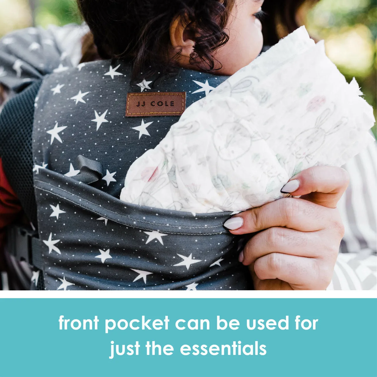 JJ Cole Luma Packable Carrier – 4-Position Baby Carrier
