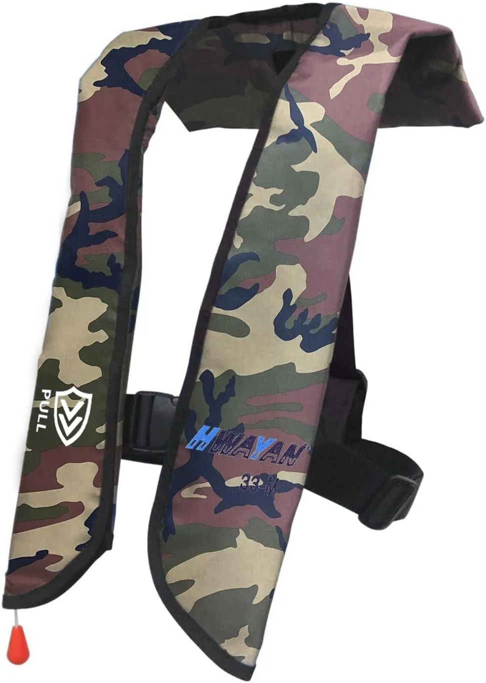 Light Inflatable Life Protective Clothing Basic Automatic/Manual Life Jacket (609 Green Camouflage Manual)