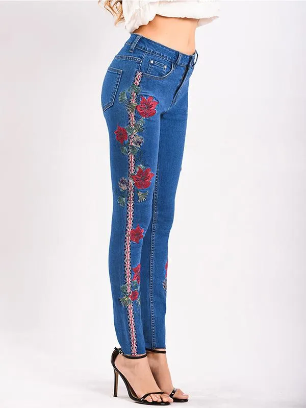 Marvelous Elastic Jeans Pants Bottoms