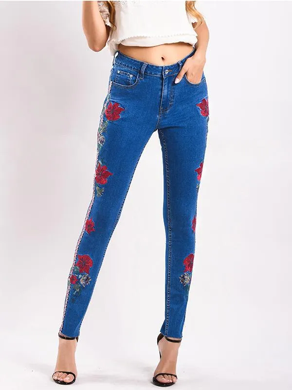 Marvelous Elastic Jeans Pants Bottoms