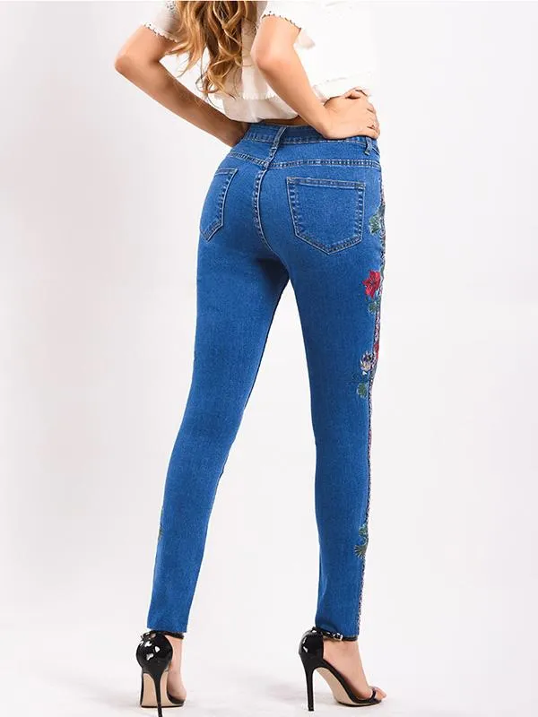 Marvelous Elastic Jeans Pants Bottoms