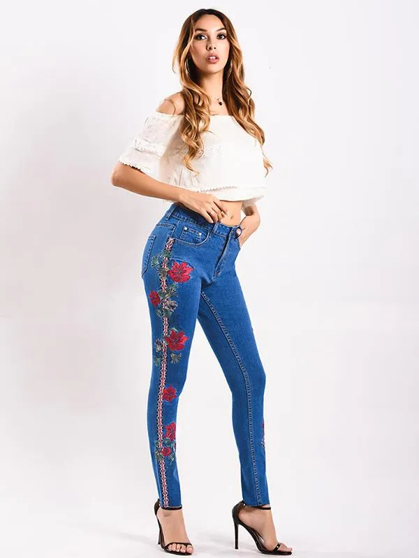 Marvelous Elastic Jeans Pants Bottoms