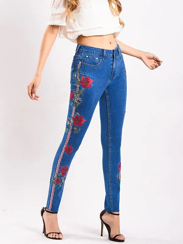 Marvelous Elastic Jeans Pants Bottoms