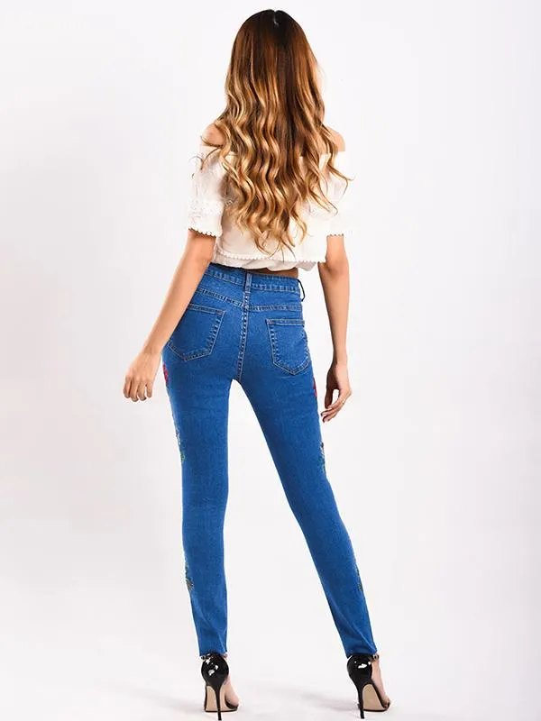 Marvelous Elastic Jeans Pants Bottoms