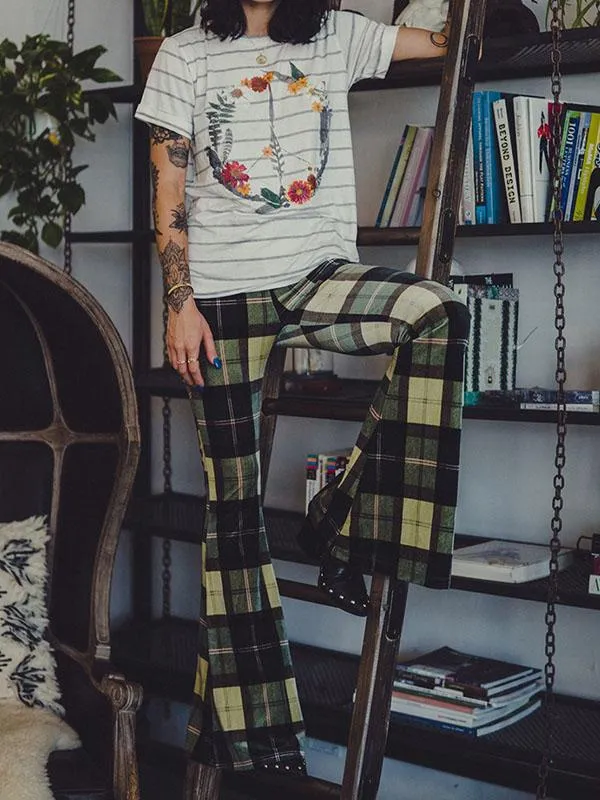 Noble Bell-bottoms Casual Pants
