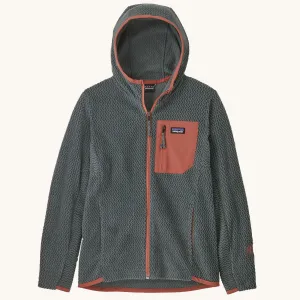 Patagonia Kids R1 Air Full-Zip Hoody - Nouveau Green
