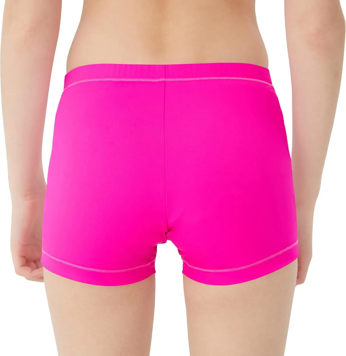 QBK Toddler Girls Swim Shorts 2T-14 Boyshort Swimsuit UPF 50  Quick Dry Rash Guard Swim Bottoms