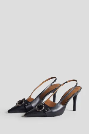 SID HARNESS HEEL - BLACK