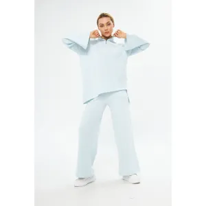 Sky Melange Sweat Matching Set