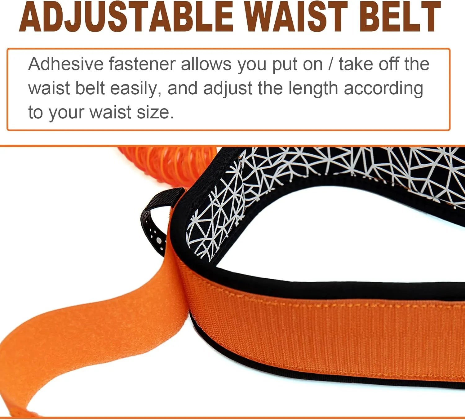 Surfboard Waist Leash 7mm Thick 10ft Coiled Surf Board Leash SUP Stand Up Paddleboard Leash