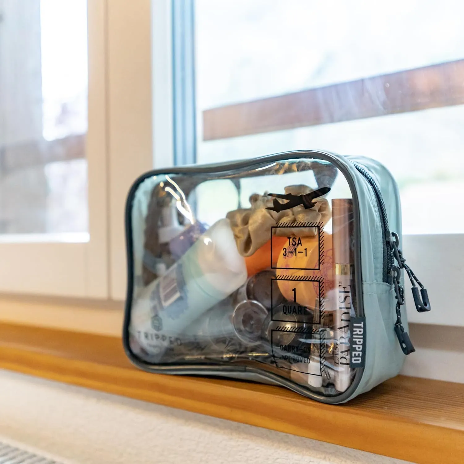 Toiletry Bag Kit Set: Hanging Travel Toiletry Bag   311 TSA Cosmetic Liquid Bag   Ultralight Accessory Organizer Pouch
