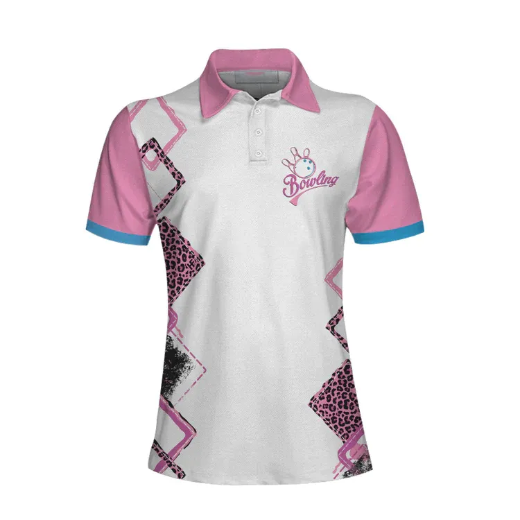 Too Legit To Split Bowling Short Sleeve Women Polo Shirt, Bowling Shirt For Ladies Coolspod
