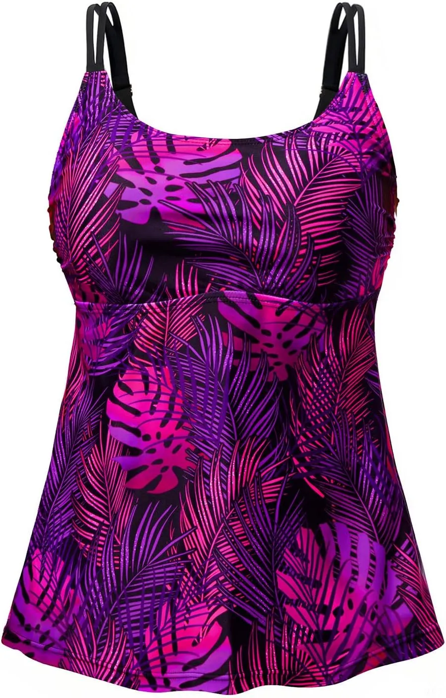 Women Underwire Tankini Top Only - Modest Flowy Bathing Suit Swimsuit Tops with Bra Support No Bottom 2025