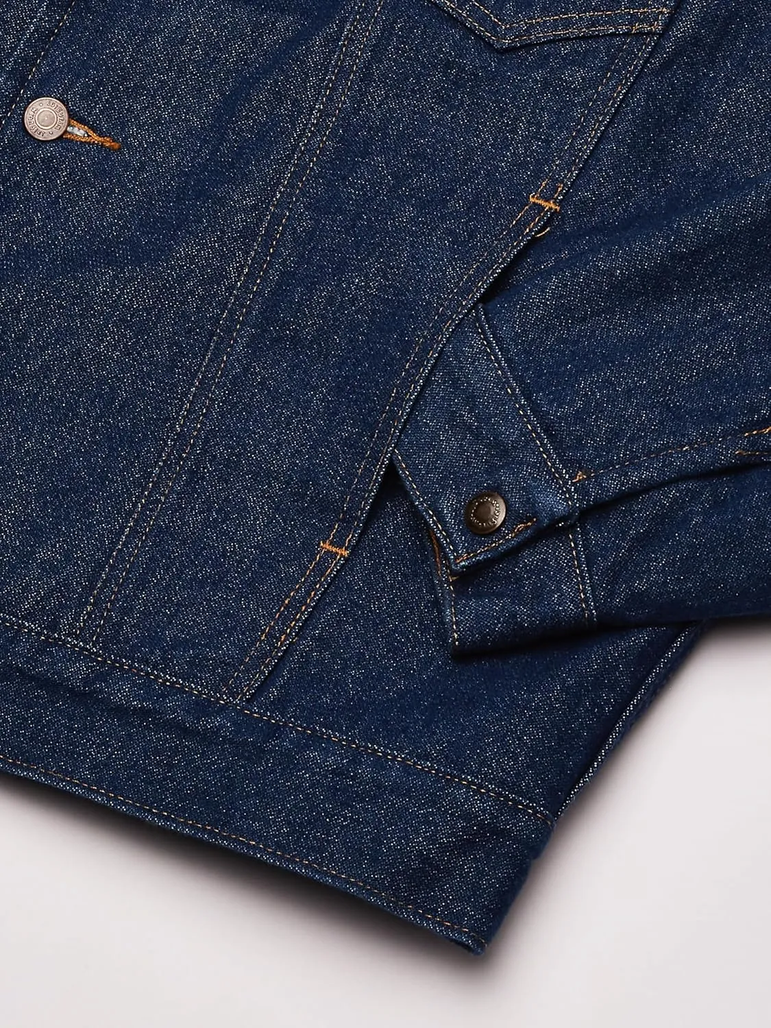Wrangler Men's Western Style Lined Denim Jacket